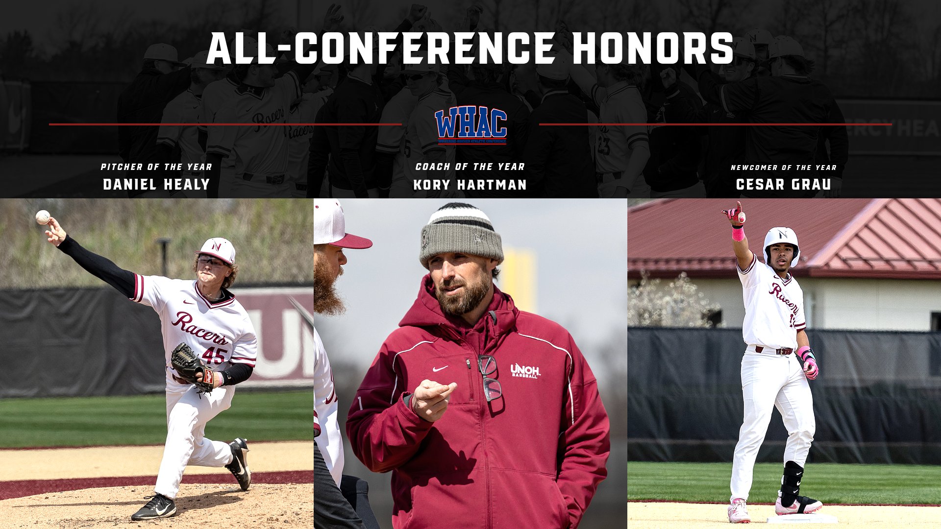 Baseball Earns Pitcher and Newcomer of the Year, Eight All-Conference Selections in 2026 WHAC Honors