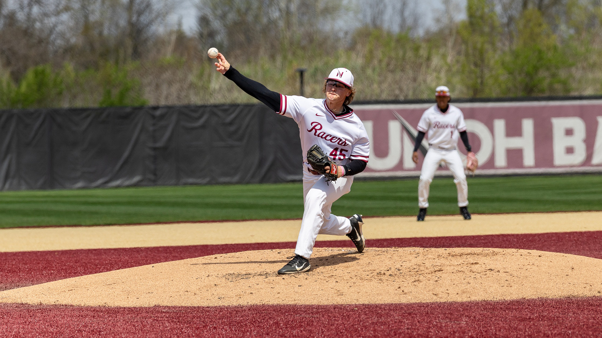 Baseball Holds on to WHAC Lead with Split at Madonna