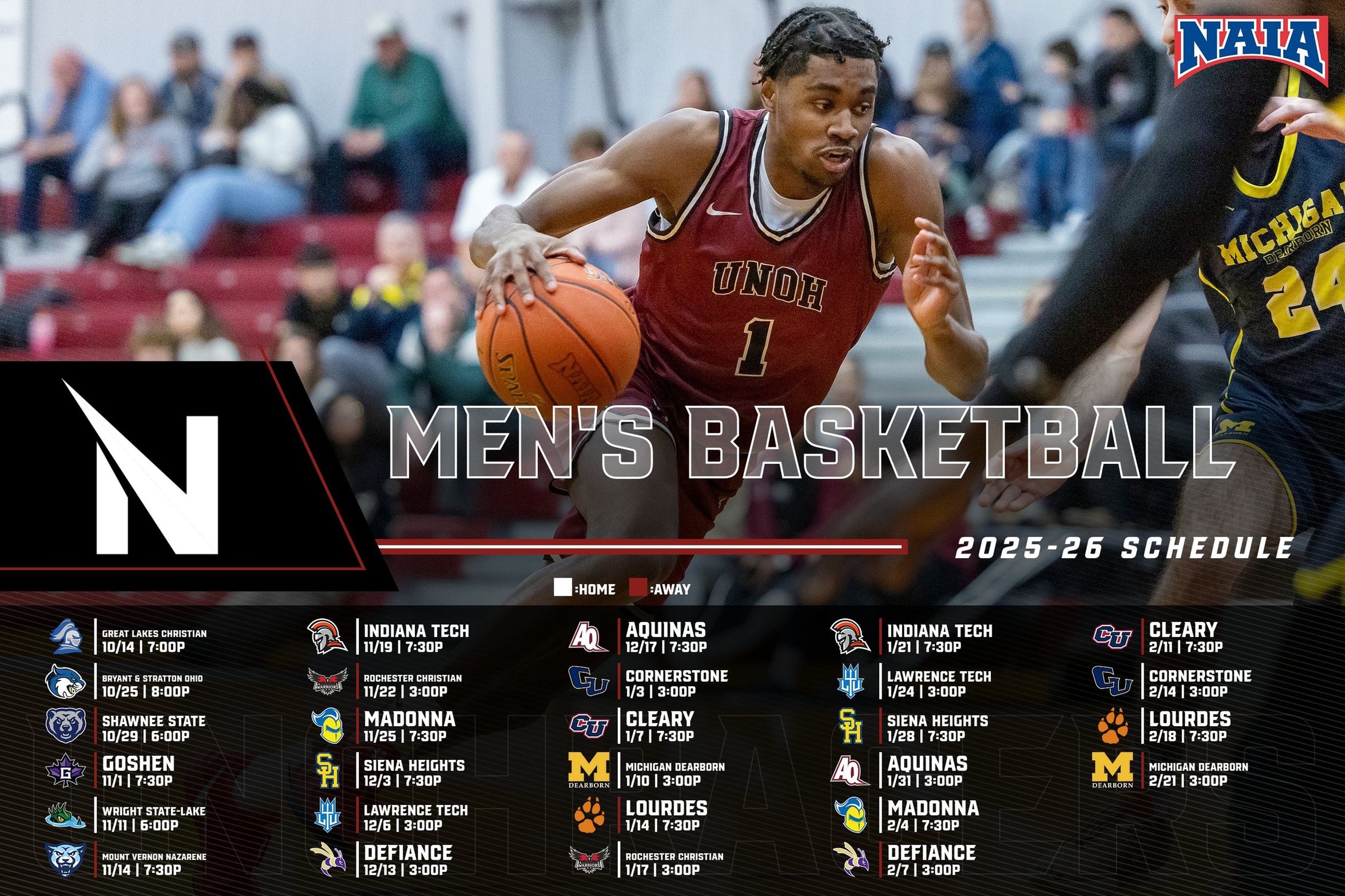 2025-26 Men's Basketball Schedule Released