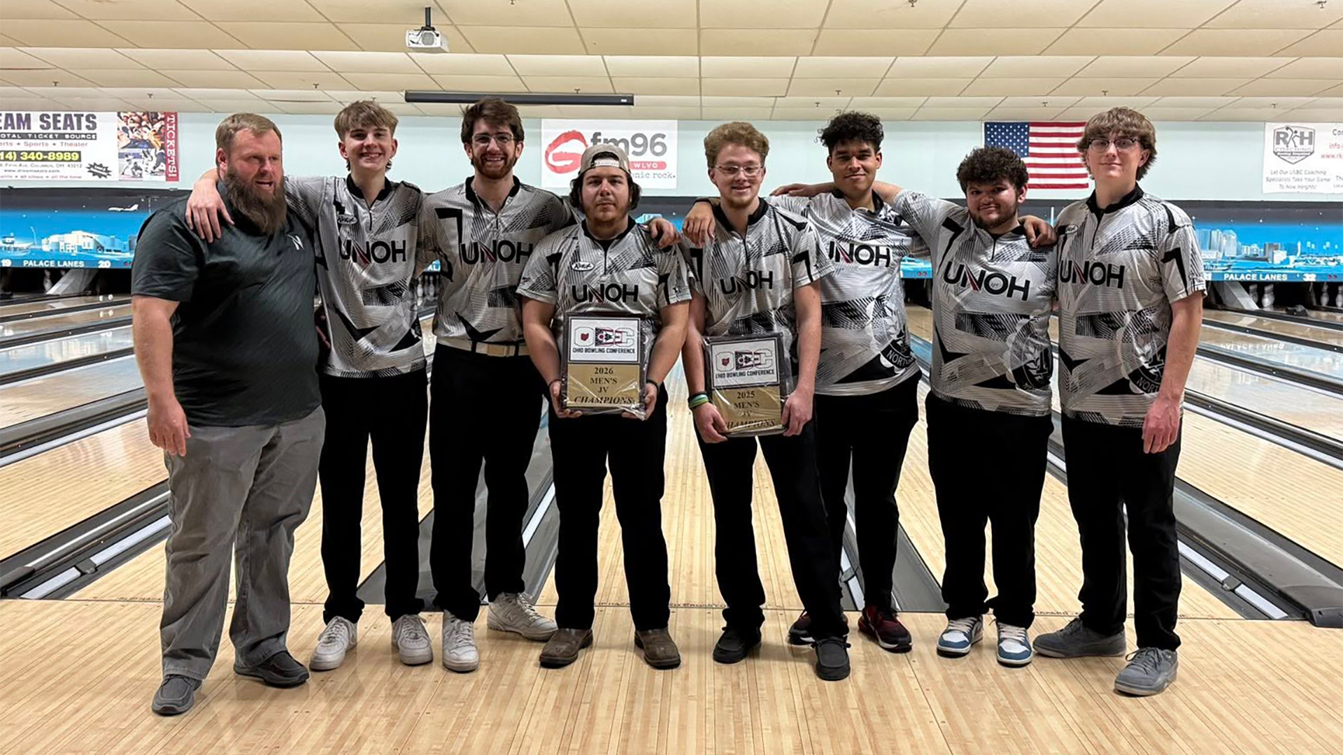Varsity Men's Bowling Places 3rd, JV Men Win Second OBC Title
