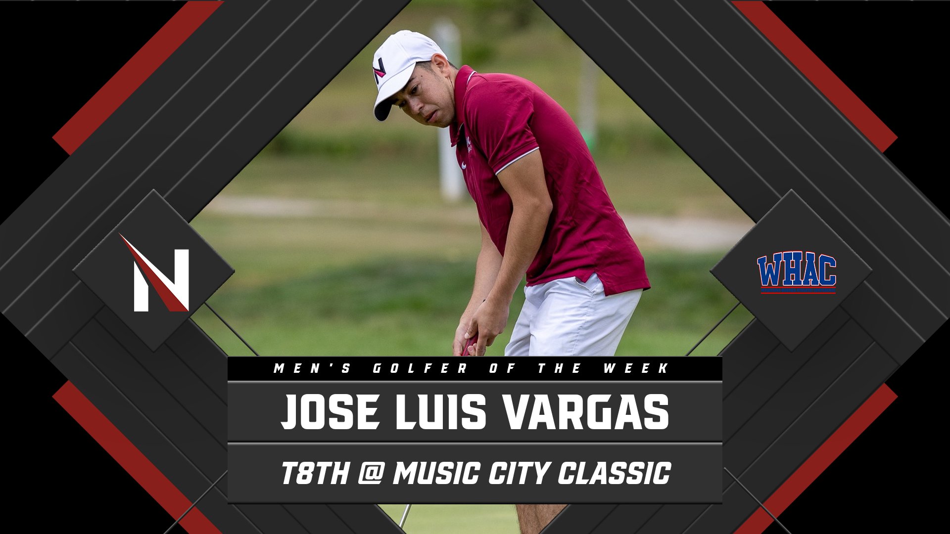 Vargas Snags Third Golfer of the Week Honor