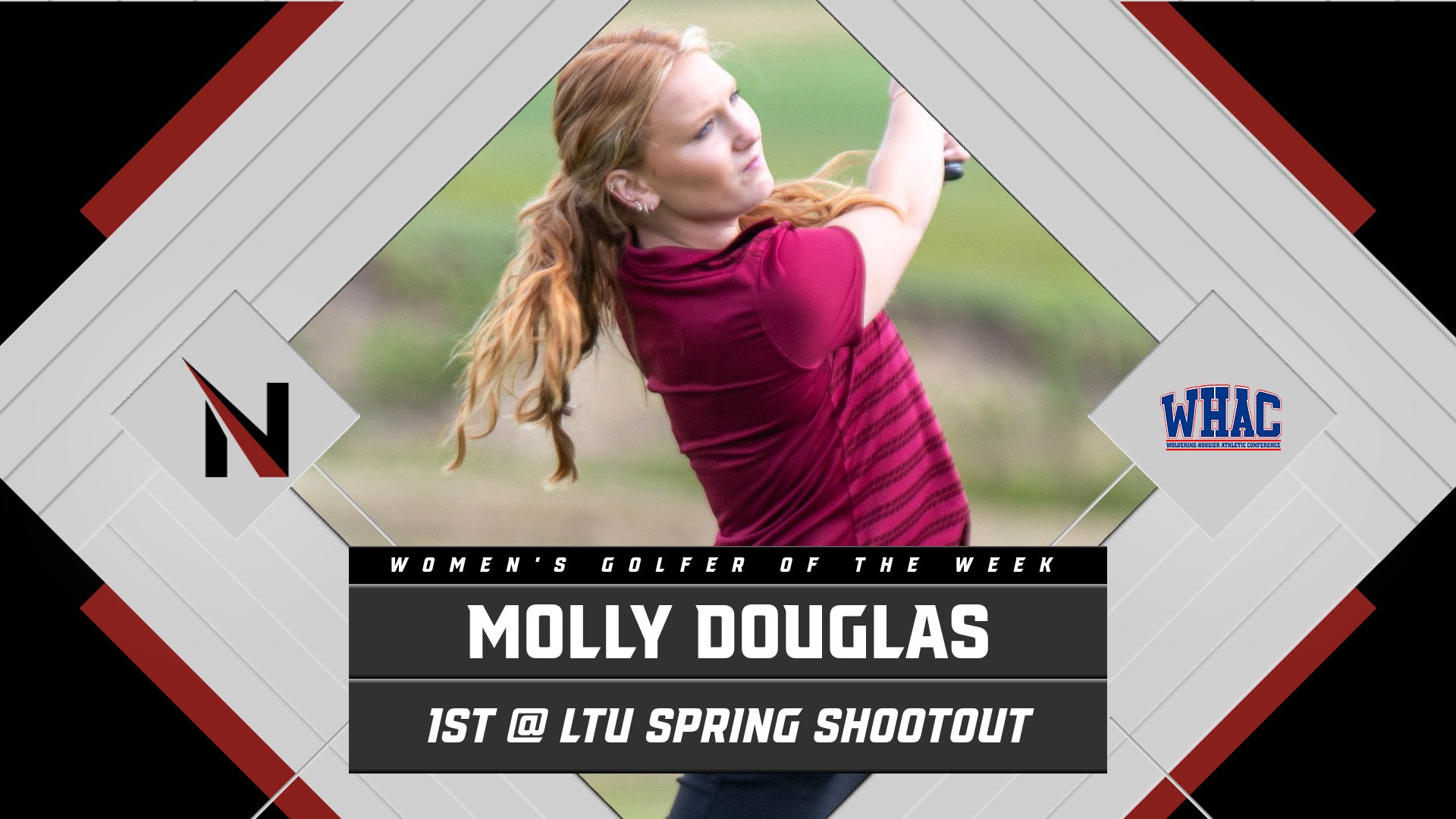 Douglas Claims First Golfer of the Week Award